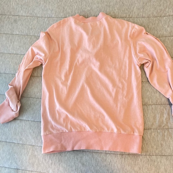 Pink Ruffle Sweatshirt - Picture 3 of 3